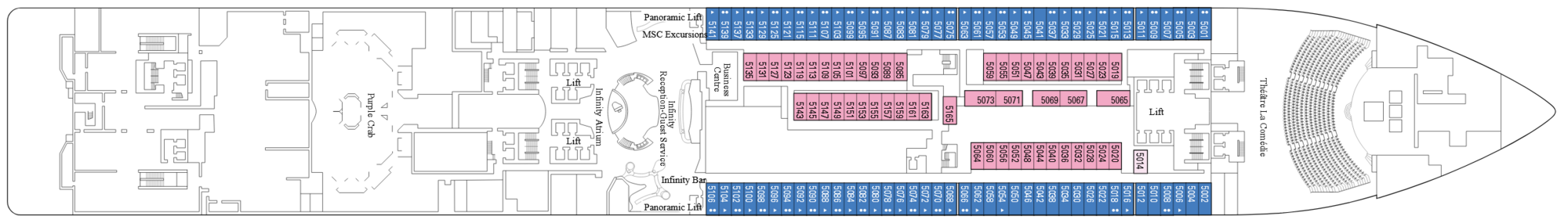 Deck 5 - Caravaggio plan